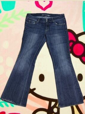 American Eagle Outfitters Dark Blue Bootcut Flare Jeans